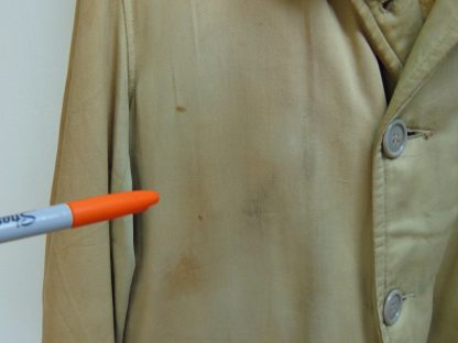 CZ7	1930-40's	 Vintage Rancher Mouton lined Canvas  w/ Mouton collar Coat chest 46 inches SUPER RARE	$300 - Image 4