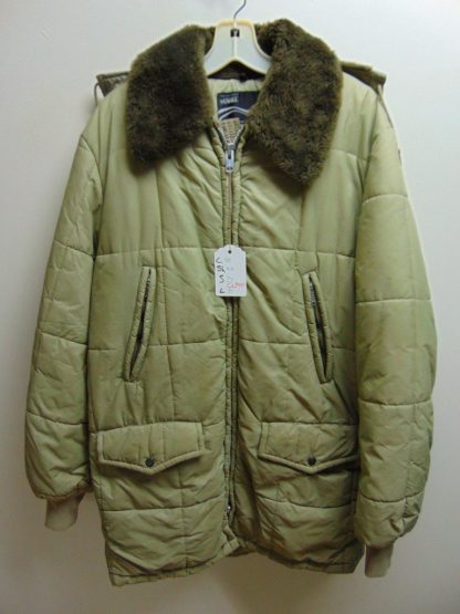 CcML27	1950-60's	 Vintage Montgomery Ward Down filled w/mouton collar  Quilted Coat chest 48 inches	$80