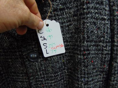 CcML35	1950-60's	 Vintage Scottish woven atomic design heavy weight wool vintage Over Coat chest inches	$80 - Image 4