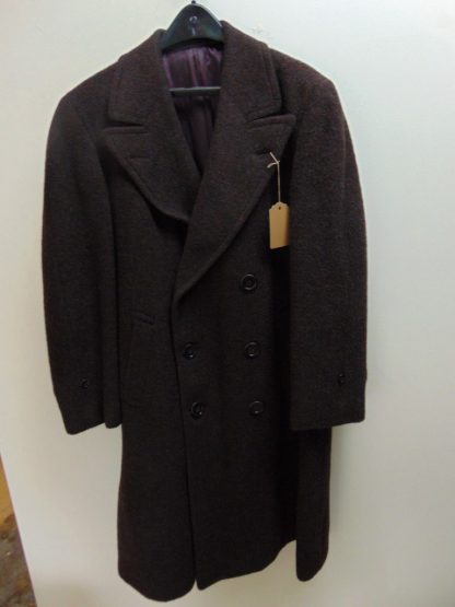 CcML55	1930-40's	 Vintage Beautiful Brown heavy weight wool Full length Coat chest 48 inches	$200
