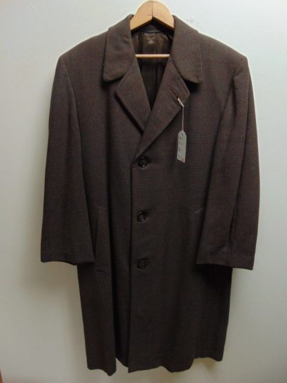 CcS12	1940-50's	 Vintage High Fashion Kuppenhiemer heavy weight wool Full length Coat chest 46 inches	$100