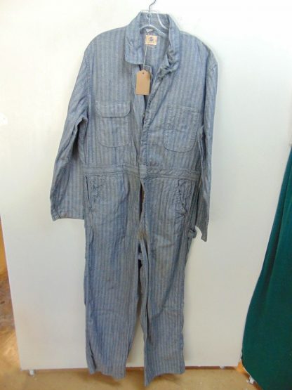 bs16	1960-70's 	Blue Bell Vintage Coveralls Denim Waist Size 39 inches (42 Reg)	$50