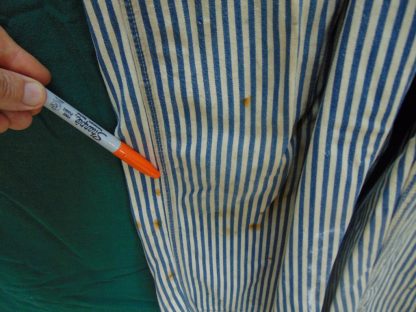 bs17	1960-70's	 Vintage Big Mac Coveralls Denim Waist Size 36 inches (42 Reg)	 $60 - Image 4