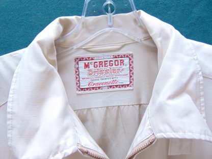 cL1	1950-60's Vintage 	McGregor Drizzler 46 White light weight Jacket Chest 50 inches	$60 - Image 2