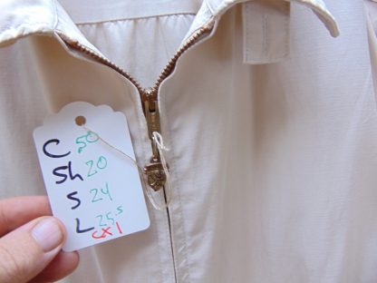 cL1	1950-60's Vintage 	McGregor Drizzler 46 White light weight Jacket Chest 50 inches	$60 - Image 4