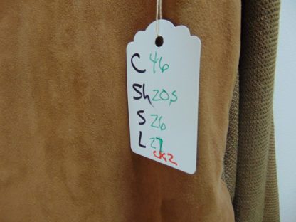 cL2	1950-60's	 Vintage Suede leather/knit mid/light weight Sweater Jacket Chest 46 inches	$60 Sold - Image 4
