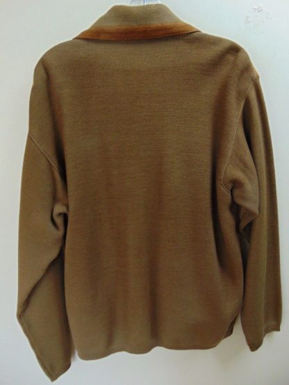 cL2	1950-60's	 Vintage Suede leather/knit mid/light weight Sweater Jacket Chest 46 inches	$60 Sold - Image 3