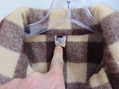 cL47	1950-60's 	Vintage Creamy Brown mid/heavy weight Wool Jacket Chest 48 inches	$40 - Image 2