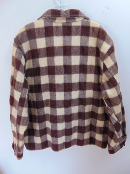 cL47	1950-60's 	Vintage Creamy Brown mid/heavy weight Wool Jacket Chest 48 inches	$40 - Image 4
