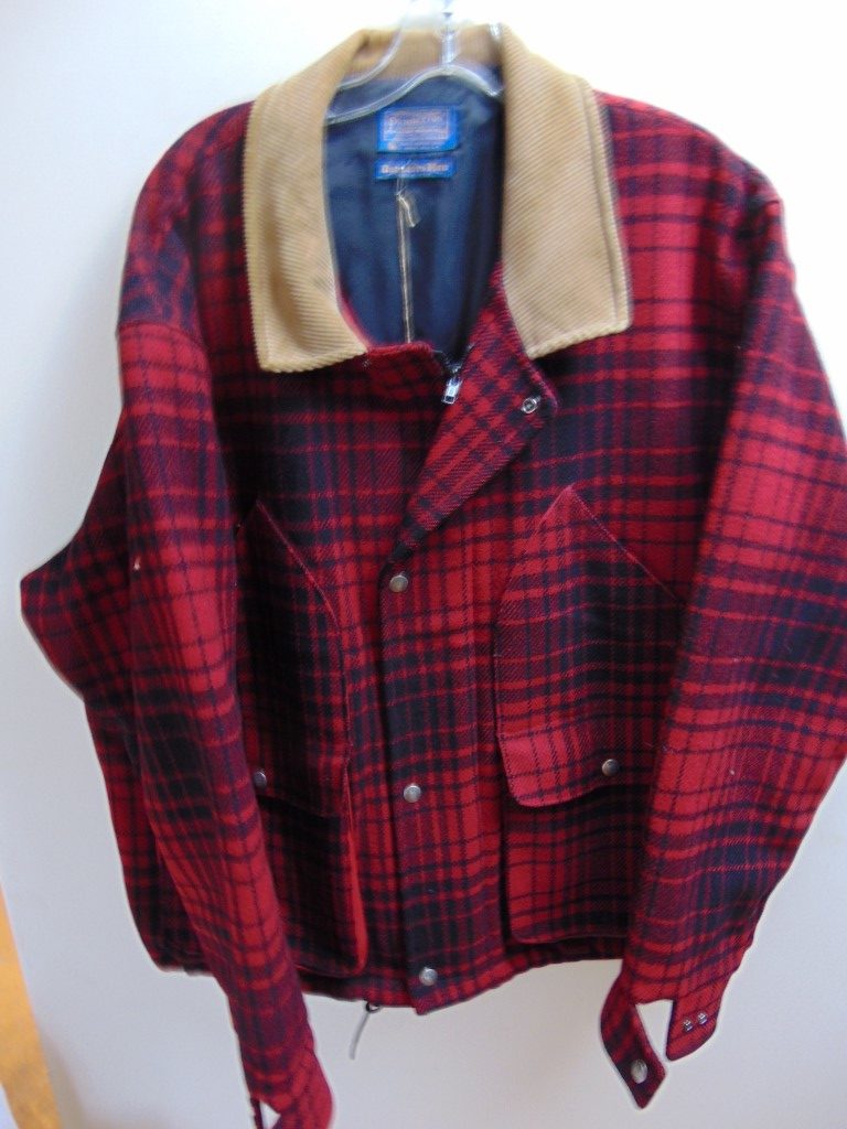 cL55 1950-60’s Pendleton Outdoors man Made in the USA w/corduroy collar heavy weight Wool Jacket ...
