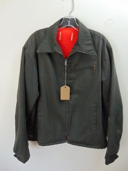 cM16	1960's	Vintage Olive Green Lined mid weight Uniform vintage Jacket Chest 46 inches 	$30