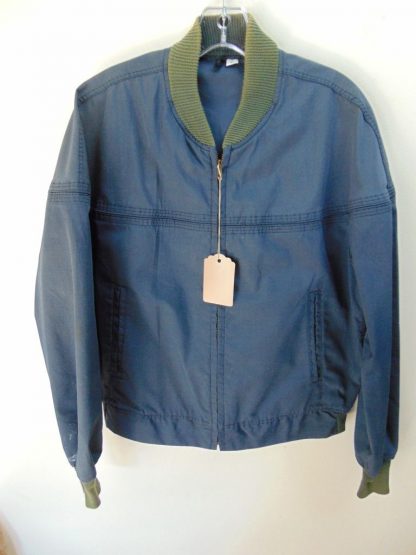 cM34	1950-60's	 Gray blue Workman's (M) light weight Vintage Jacket Chest 45 inches	$30