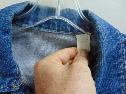 cM37	1970's	Vintage Big Smith (44) mid weight Jean Jacket Chest 48 inches	$80 - Image 2