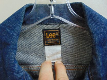 cM38	Vintage Lee (42R) mid weight  Jean Jacket Chest 44 inches Made in USA	$40 - Image 2