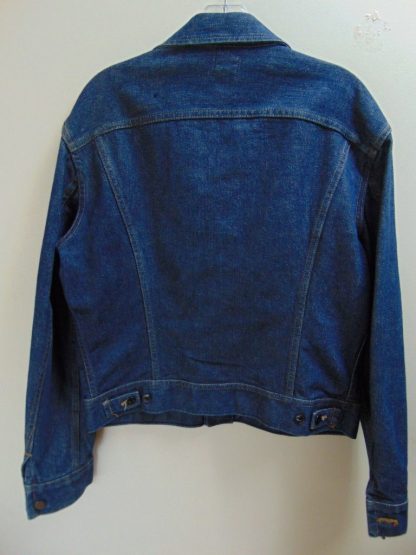 cM38	Vintage Lee (42R) mid weight  Jean Jacket Chest 44 inches Made in USA	$40 - Image 3