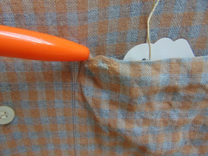 l45s18	1950's	Vintage Donegal Check Gab blend vintage shirt L	$50 - Image 3