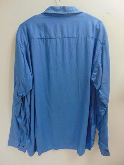 l45s80	1950's	Pennleigh RAYON  Gab blend Embroidered vintage shirt M	$70 - Image 3