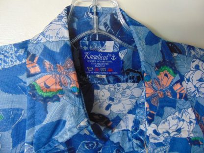 l7s8	1970's	Butterfly like chromatic photo poly or nylon vintage shirt XL	 $40 - Image 2