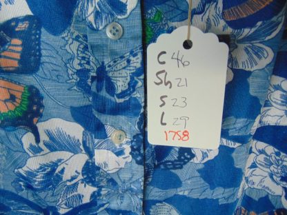 l7s8	1970's	Butterfly like chromatic photo poly or nylon vintage shirt XL	 $40 - Image 4