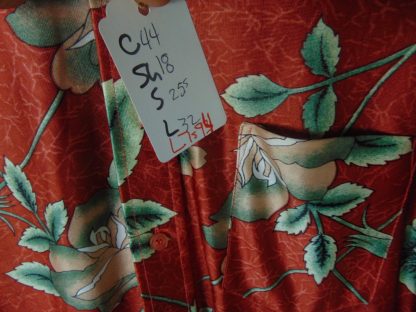 l7s93	1970's	Vintage Floral  nylon Shirt M	$30 - Image 3