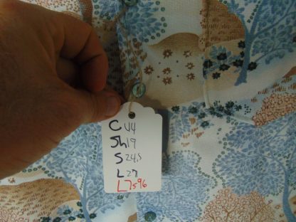 l7s95	1970's	Vintage Cool Asian feel poly or nylon Shirt M	$40 - Image 4