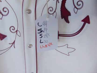 lws41	H Bar C High Fashion Men's Western Vintage Shirt M	$50 - Image 4