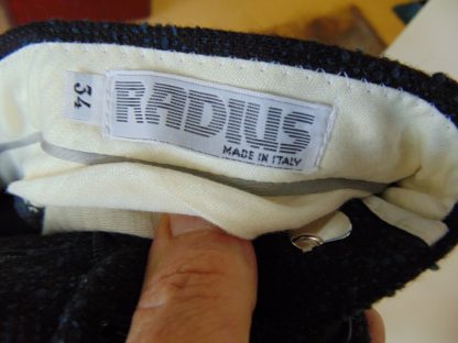 p42	Made in Italy Black shadow design 50s reproduction mid weight Vintage Slacks W34	$30 - Image 5