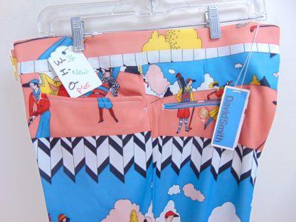 p65	1970's	Vintage NWT Polyester Animated light weight slacks W36	$120
