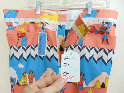 p65	1970's	Vintage NWT Polyester Animated light weight slacks W36	$120 - Image 3