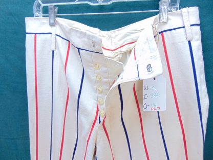 p67	1960-70's?	Vintage Button Fly Red/White/Blue light weight slacks W36	$120 - Image 4