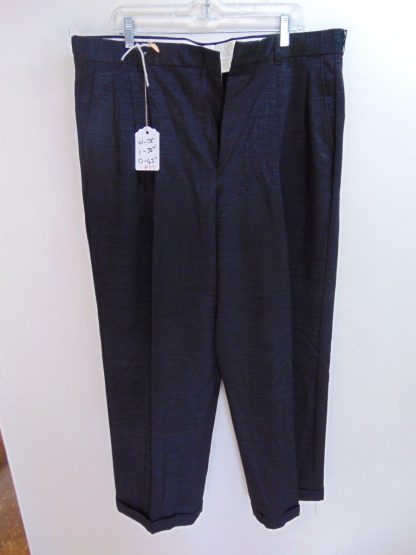p77	modern	Black cool sharkskin tone 50's reproduction light weight Vintage Slacks W38	$40 - Image 3