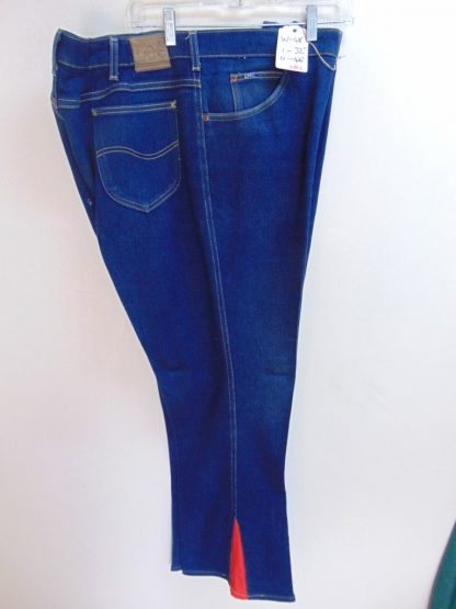 p84	1960-70's 	Vintage Lee Made into bell bottom Hippy mid weight jeans W48	$40 - Image 4