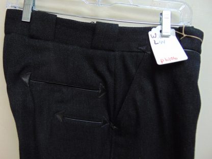 pb106	1940-50's	Black Western In the Saddle heavy weight Vintage Slacks W36	$100