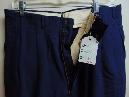 pb10	1940-50's	 Vintage Black light weight slacks W31	$70 - Image 3