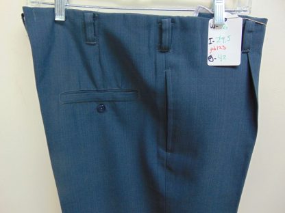 pb123	1940-50's	Gray Drop loop/Hollywood waist light/mid weight Vintage Slacks W36	$120