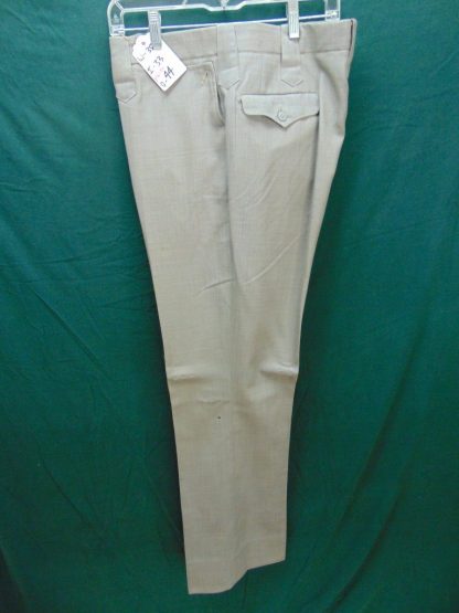 pb131	1940-50's	Gray Western Gabardine mid weight Vintage Slacks W35	$70 - Image 2