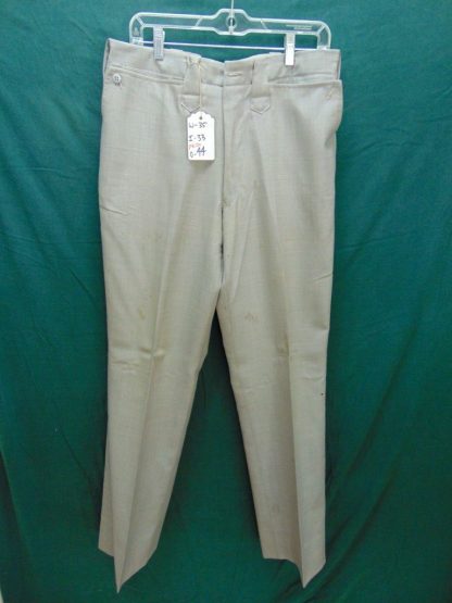 pb131	1940-50's	Gray Western Gabardine mid weight Vintage Slacks W35	$70 - Image 7