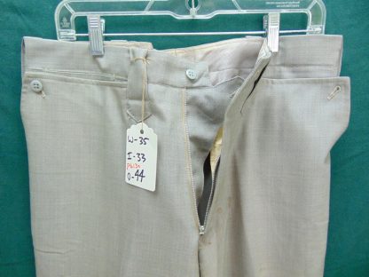 pb131	1940-50's	Gray Western Gabardine mid weight Vintage Slacks W35	$70 - Image 6