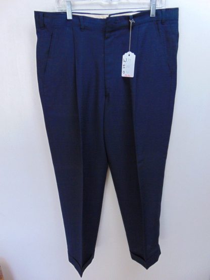 pb150.5	1940-50's	Black w/horizontal pattern light weight Vintage Slacks W37	$90 - Image 4