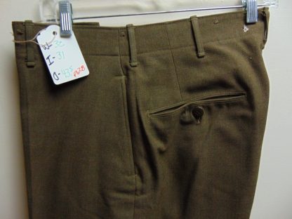 pb28	1940-50's	Army Wool heavy weight Vintage Slacks W32	$70