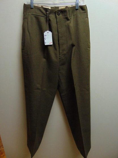pb28	1940-50's	Army Wool heavy weight Vintage Slacks W32	$70 - Image 4