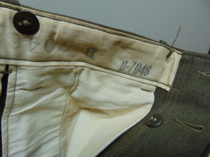 pb28	1940-50's	Army Wool heavy weight Vintage Slacks W32	$70 - Image 6