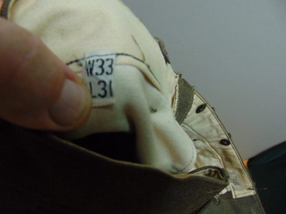 pb28	1940-50's	Army Wool heavy weight Vintage Slacks W32	$70 - Image 5