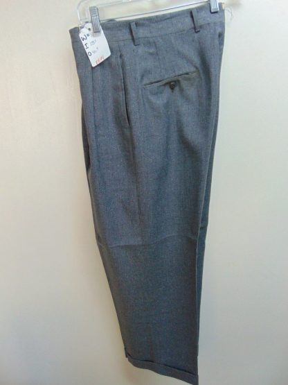 pb44	1940-50's	Gray atomic mid/heavy weight Vintage Slacks W32	$120 - Image 2