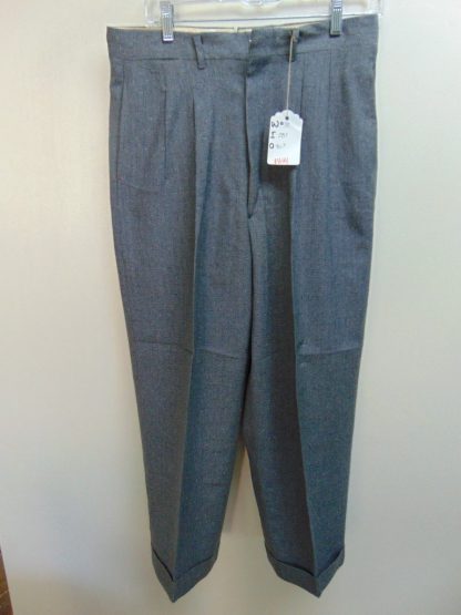 pb44	1940-50's	Gray atomic mid/heavy weight Vintage Slacks W32	$120 - Image 4
