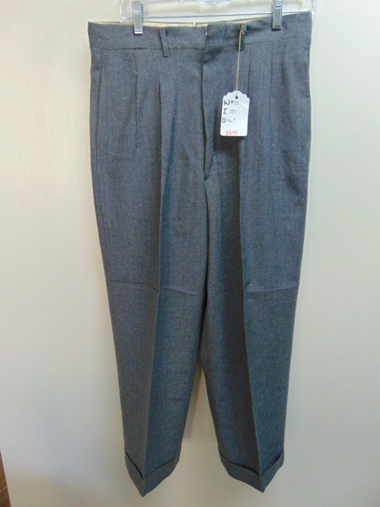 pb44 1940-50’s Gray atomic mid/heavy weight Vintage Slacks W32 $120 ...