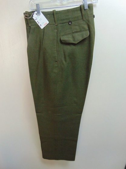 pb46	1940-50's	Army heavy wool weight Vintage Slacks W32	$70 - Image 2