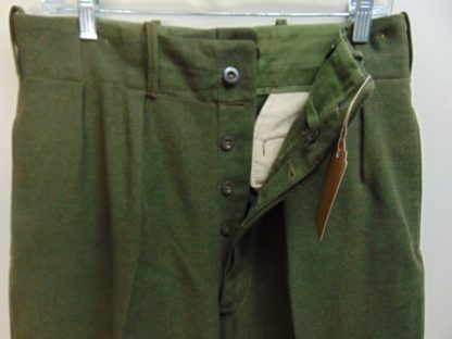 pb46	1940-50's	Army heavy wool weight Vintage Slacks W32	$70 - Image 3