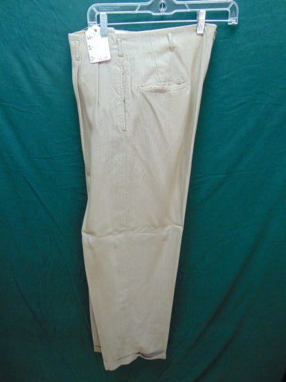pb48	1940-50's	Creamy Rayon Drop loop/Hollywood waist light weight Vintage Slacks W34	$120 - Image 2