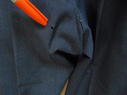 pb57	1940-50's	Steel Blue drop loop mid/heavy weight Vintage Slacks W33	$90 - Image 3